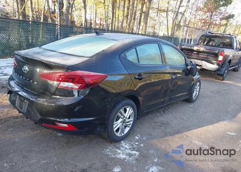 2020 Hyundai Elantra Sel из США, поврежденный, VIN 5NPD84LF0LH553983